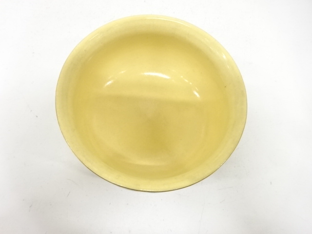  金彩色絵　笹絵　建水